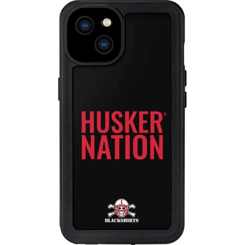 University of Nebraska Husker Nation iPhone 15 Plus Waterproof Case